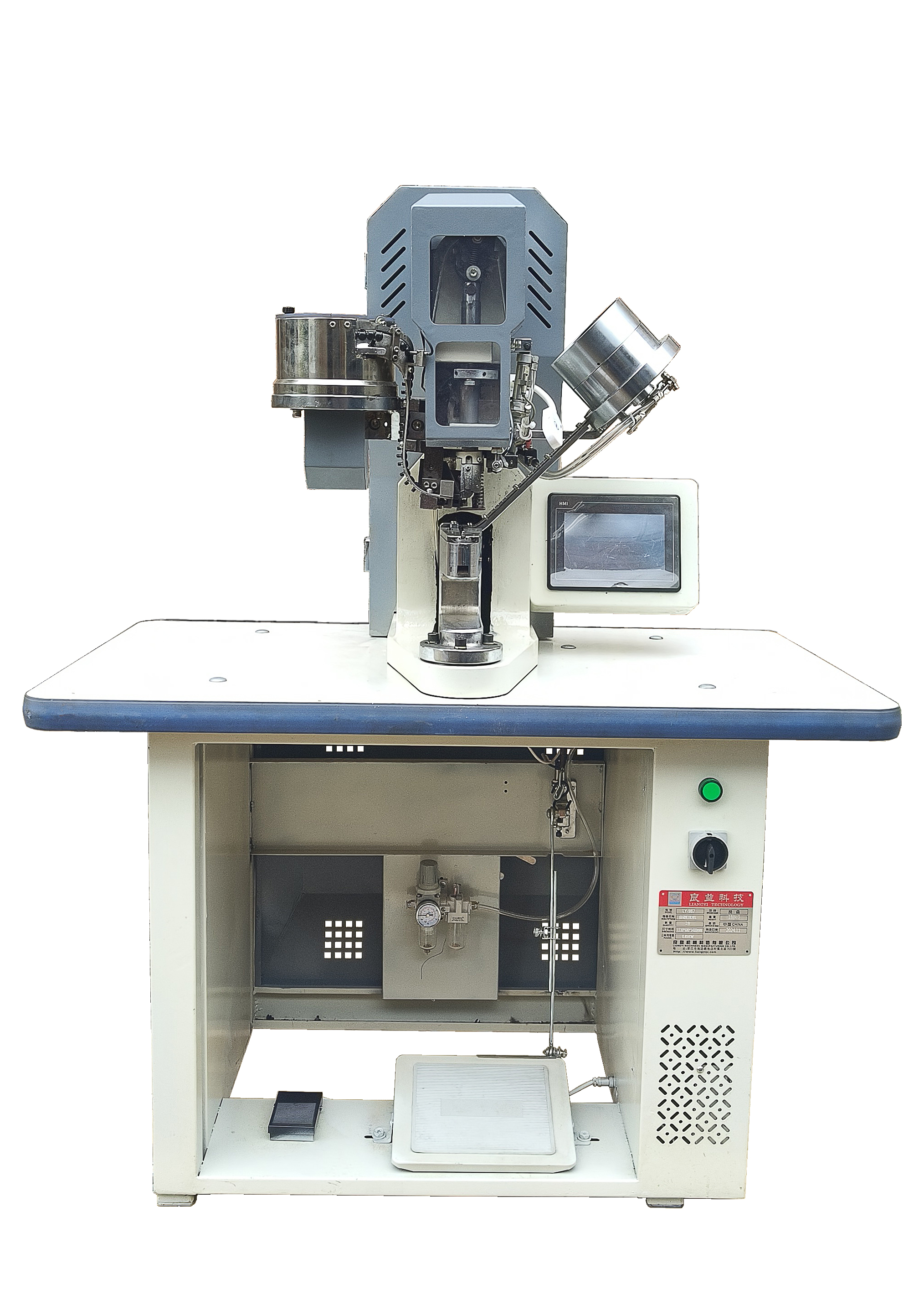 987电脑伺服虎钩扣打扣机